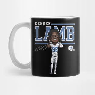 CeeDee Lamb Dallas Cartoon Mug